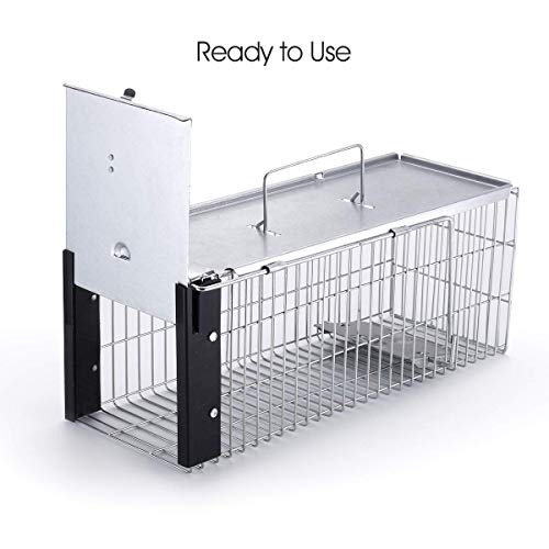 Faicuk Heavy Duty Squirrel Trap Chipmunk Trap and Other Similar-Size Rodents - 16" x 6" x 6" - Thumbnail 4