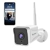 Security Camera Outdoor, Septekon 1080P WiFi Home Surveillance Camera, IP66 Waterproof FHD Night Vision Cameras with…