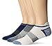 ASICS Quick Lyte Single Tab Socks (3-Pack), Small, Indigo Blue Assorted