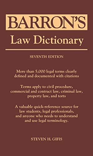 Amazon.com: Comprehensive Glossary of Legal Terms, Law Essentials