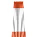 The ROP Shop | (Pack of 50 Driveway Markers, Snow Stakes, Plow Stakes, Orange Reflective Fiberglass, 5/16