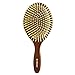 Professional Natural Wooden Bristle Detangling Hair Brush Large by Rolencos