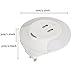 WisHome LED Night Light with Automatic Dusk to Dawn Sensor and 5V 2A Dual USB Wall Plate Charger Perfect for Baby Room Bathroom Bedroom Hallway Kitchen - Warm White