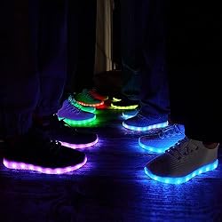 BosenHulu Light Up Shoes for Women Men USB Charging