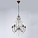 Aero Snail 5-Light Candle Chandelier Country Painting Crystal Lighting Fixture