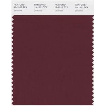 PANTONE Smart 19-1522X Color Swatch Card, Zinfandel