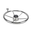 Amarine-made-5-spoke-13-12-Inch-Destroyer-Style-Stainless-Boat-Steering-Wheel-with-Small-Knob-XK-9310SRF1