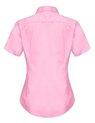 Womens Button Down Shirts Short Sleeve Work Shirts