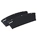 KOBWA generic001 Car Seat Side Drop Catcher Tray, Gap Filler Stop Between Car Seat and Console, Includes Sticker, Pocket Organizer Caddy for Wallet/Phone/Coins, PU Leather, Black, Pack of 2
