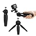 CamKix Premium 3in1 Telescopic Pole 16-47 Inch & Tripod Base Kit compatible with GoPro Hero 7, 6, Fusion, 5, Black, Session, Hero 4, Session, Black, Silver, Hero+ LCD, 3+, 3, 2, 1, Camera + Smartphone