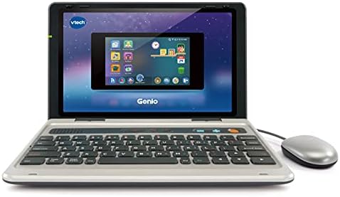 Buy VTech Genio My First Laptop, Silver, Educational Laptop for Kids with 80+ Activities and Games, Kids Laptop with Art Studio and Revision Tools, Educational Toy for Kids, Laptop for Children 5 Years + in Saudi Arabia