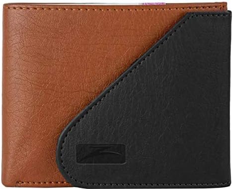 Accezory Tan and Black Men's Wallet (AZKAAN1TNBL)