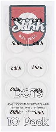 StikkGel Super Sticky Gripping Gel Pads - Reusable, Washable, Secure | PREMIUM Home & Car Non Slip Silicone Sticky Gel Pad Holders for Camera, Speaker & Mobile Phone | MULTI-USE | for Travel & Office