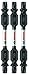 BOSCH ITDET252503 3-Pack 2-1/2 In. Torx #25 Impact Tough Double-Ended Screwdriving Bits