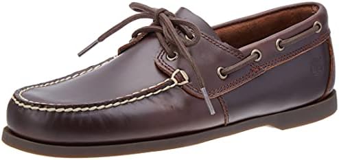 Timberland Men's Cedar Bay Boat Shoes, Dark Brown Full Grain, 41