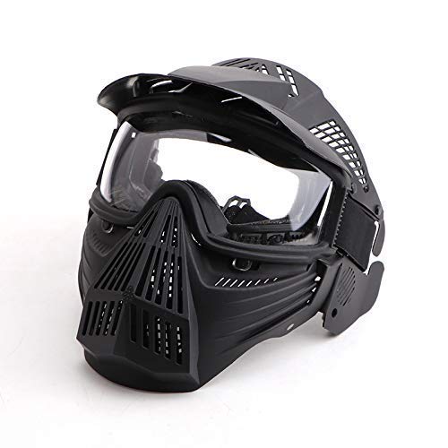 Anyoupin Paintball Mask, Airsoft Mask Full Face with Goggles Impact