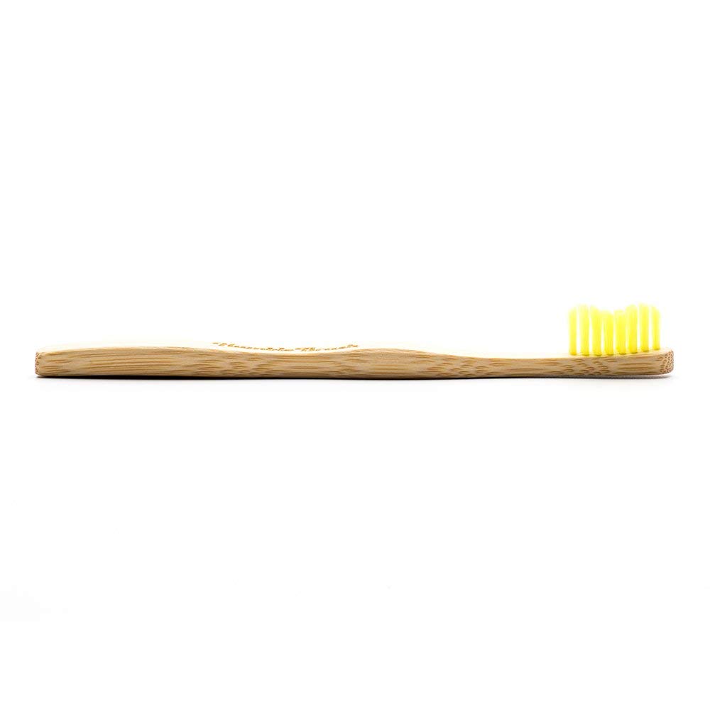 The Humble Co. Kids Bamboo Toothbrush Yellow