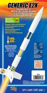Estes 2008 Generic E2X Rocket-Building Kit, Beginner Customizable Flying-Rocket-Model Kit for Ages 10+