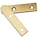 Solid Brass Precision Knife Small-Box Hinges 1-3/8