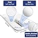 Waterproof Baby Changing Pad Liners Washable Dryer Safe Portable Extra Large 3 Pack Kalostar (White)