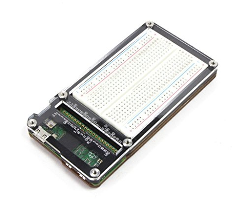 Zebra Zero Plus for Raspberry Pi Zero & Zero Wireless- Black Ice Plus Breadboard