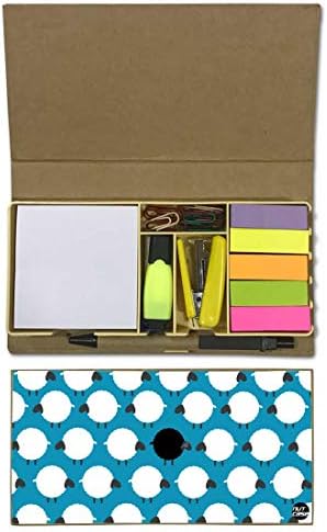 Nutcase Designer Stationary Kit Desk Customised Organizer Memo Notepad - Sheep