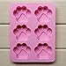 6 Cavity Dog Paw Non-Stick Food Grade Silicone Cake Pan Soap Baking Mold  for Thanksgiving