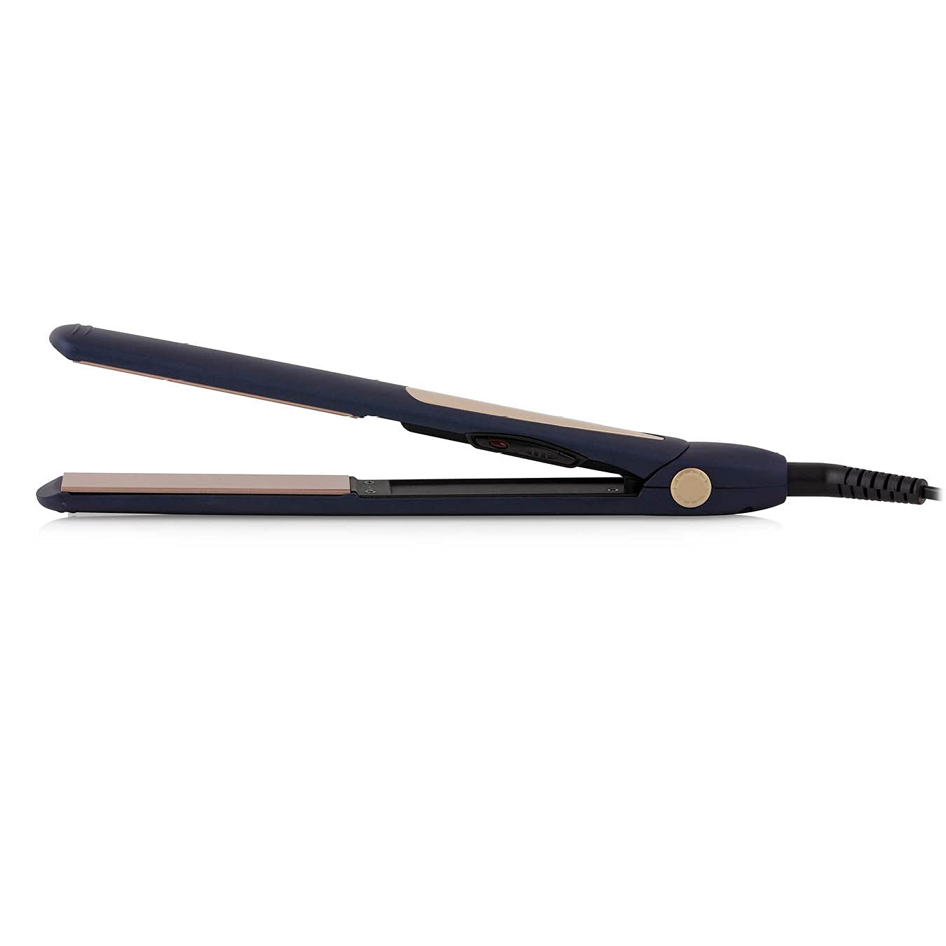 Carmen C81061BC Twilight Ceramic Hair Straightener with Keratin Protech Coating, Blue and Champagne
