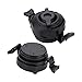 DEWIN Intex Air Mattress Plug - 3 in 1 Air Valve Secure Seal Cap for Intex Inflatable Airbed Mattress Black