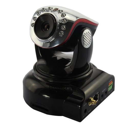 Wansview High Resolition 1280*720/640*360/320*180 Wireless IP Pan /Tilt Night Vision Internet Surveillance Camera Support 4 Ways View in a Video Stream / Two-way Intercom Function / Build in MIC Provide the Audio Input Interface / Build-in WiFi Module / Support Micro SD Card