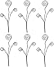 Creative Hobbies® Silver Wire, 3 Scroll Photo Card Note Holder Picks for DIY Craft & Gift Making, Pack of 6