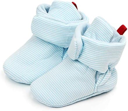 SEEYAN Newborn Infant Baby Girl Boy Soft Fleece Booties Slippers Warm Winter First Walker Shoes