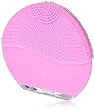 Sonic Silicone Electric Face Brush USB Charging & Waterproof for Woman Teen Girl Wash(Pink)