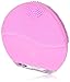 Sonic Silicone Electric Face Brush USB Charging & Waterproof for Woman Teen Girl Makeup Wash(Pink)