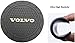 CARFORU Car Interior Accessories for Volvo Cup Holder Insert Coaster Auto Interior Decoration Pad- Silicone Anti Slip Cup Mat for Volvo XC90 XC60 XC40 S90 S60 V90 V60 (2 PCS, 2.75