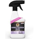 Granny Dee’s Silverfish Killer Indoor & Outdoor (Made in USA) - Kills Pests in 24 Hrs - Plant-Based Bug Killer with Peppermint Oil - Safe for Pets & Kids - Targets Earwigs, Ants, Insect, Fly & Spider