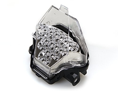 2015-2017 Yamaha FZ-07 YZF R3 Integrated Sequential LED Tail Lights Clear Lens