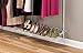 ClosetMaid 2846 ShelfTrack Ventilated Wire Shoe Shelf Kit, 3-Foot, White