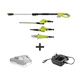 Sun Joe GTS4001C Garden Tool System, (Hedge Trimmer, Pole Saw, Leaf Blower)