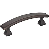 Elements 449-3DBAC Hadly Collection Pull, Brushed Oil Rubbed Bronze