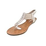 Madden Girl Taahnee Women Open Toe Canvas Black Thong Sandal