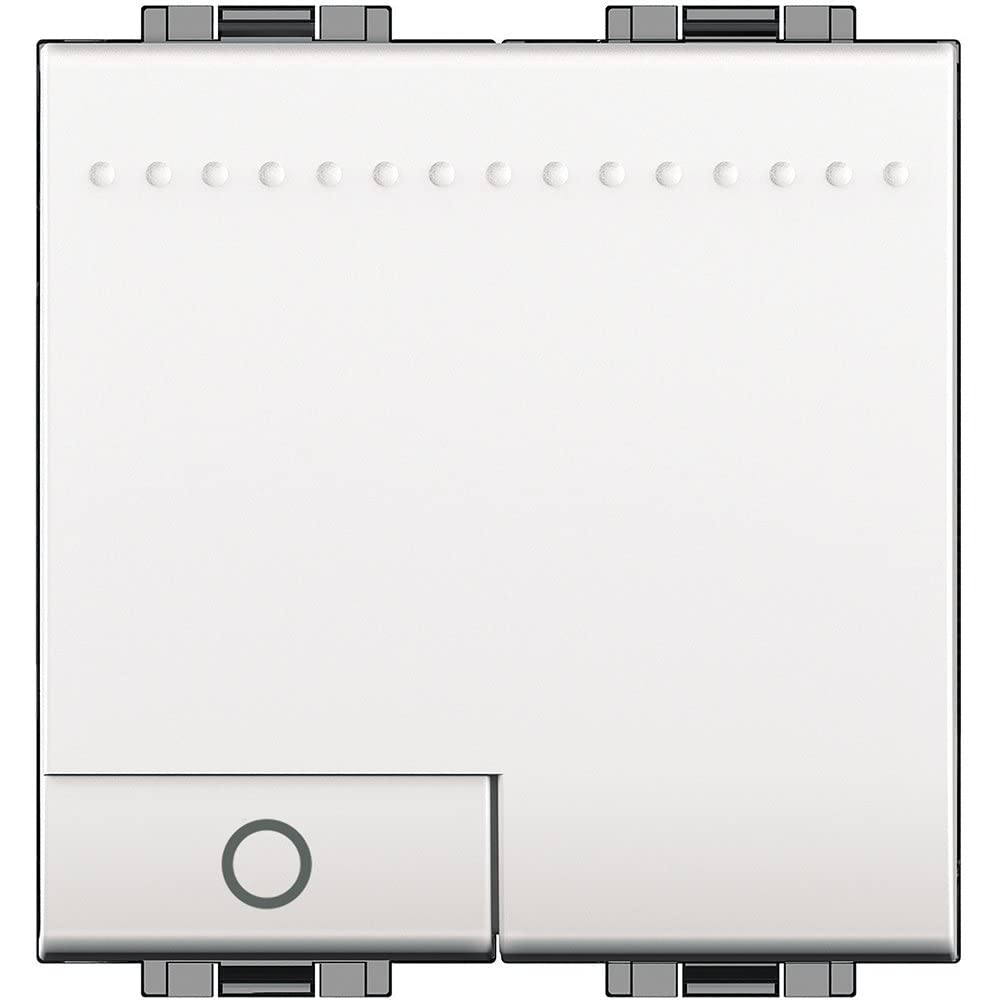 Bticino Livinglight – Puls No + Symbol Lamp 2 Modules White