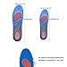 GEL Sports Orthotics Insoles - Against Plantar Fasciitis Relieve Feet Pain, Heel Pain - Shock Absorption Full Length Performance Shoe Inserts for Women (Women's size 5-10)