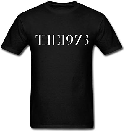 Annehoney The 1975 logo fashion Men's T Shirt Black