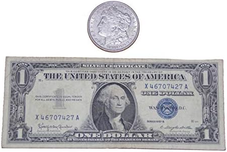 Morgan Silver Dollar (1921 Morgan Dollar + $1 Silver Certificate)