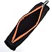 Cosmos Neoprene Case Bag Holder Zipper Pouch for Stylus Pen, Black Color with Orange Zipper