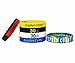 AMIC Silicone Wristband Bracelet --5PCS Assorted Color