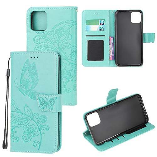 image for iPhone 11 2019 Case, Futanwei Butterfly Pattern Premium Leather Flip W