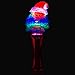 LED Light Up Santa Spinner Globe Wand
