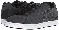 DC Men's Net XE Skate Shoe, Grey/Black, 16 D D US